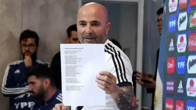 La historia de la lista de Sampaoli