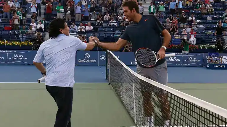 Del Potro recordó una divertida anécdota con Maradona tras ganar la Copa Davis
