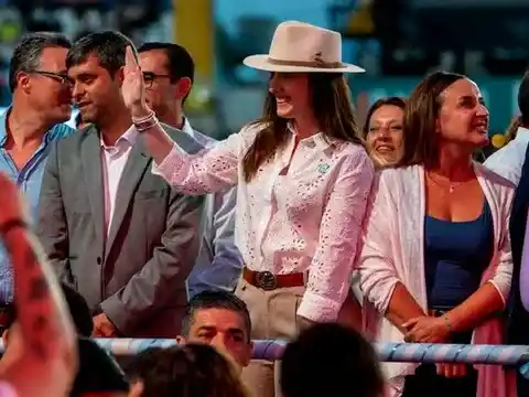 Victoria Villarruel reapareció en el Festival de Jesús María: "Acá soy cordobesa"