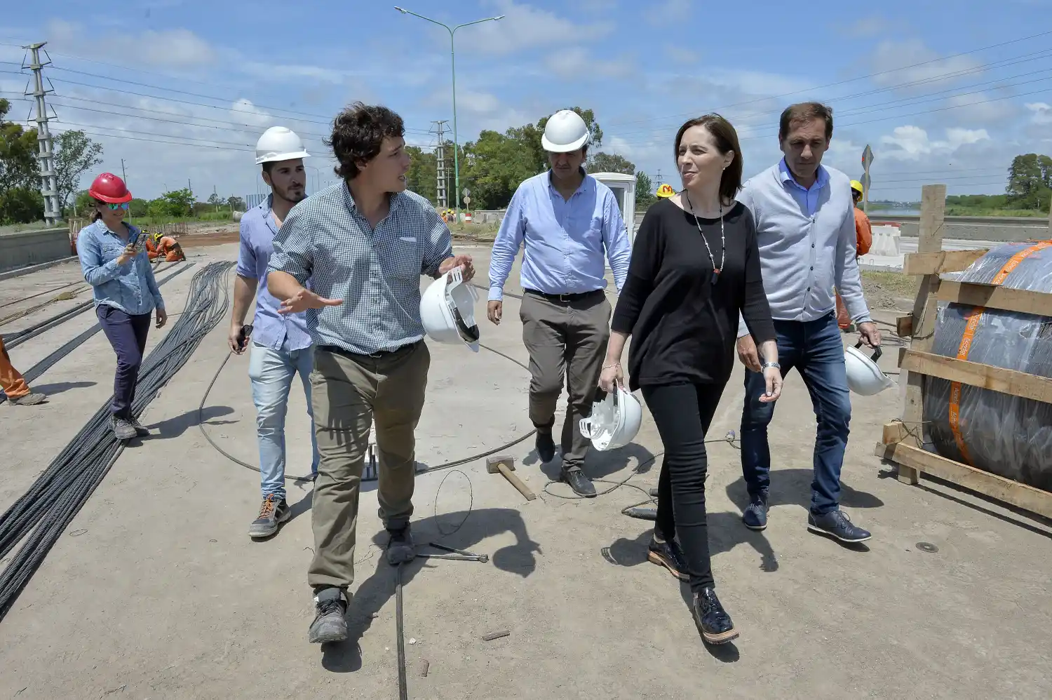 Vidal supervisó obras de infraestructura para evitar inundaciones en La Plata y Ensenada