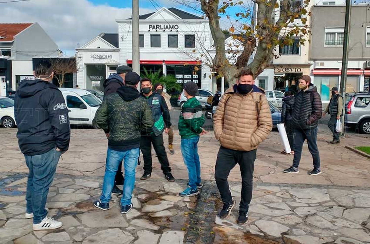 Tatuadores marplatenses se manifestaron: "Queremos trabajar"