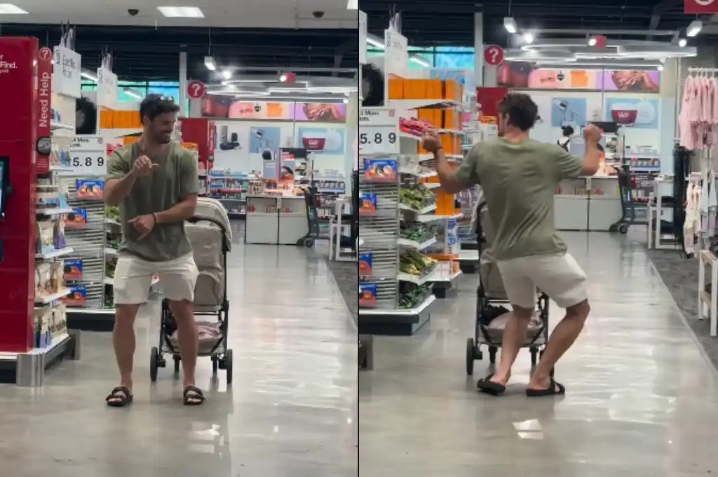 El divertido baile de Matías Palleiro