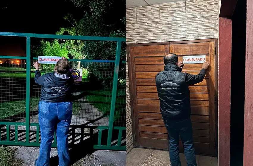 Las clausuras realizadas por el Municipio esta madrugada
