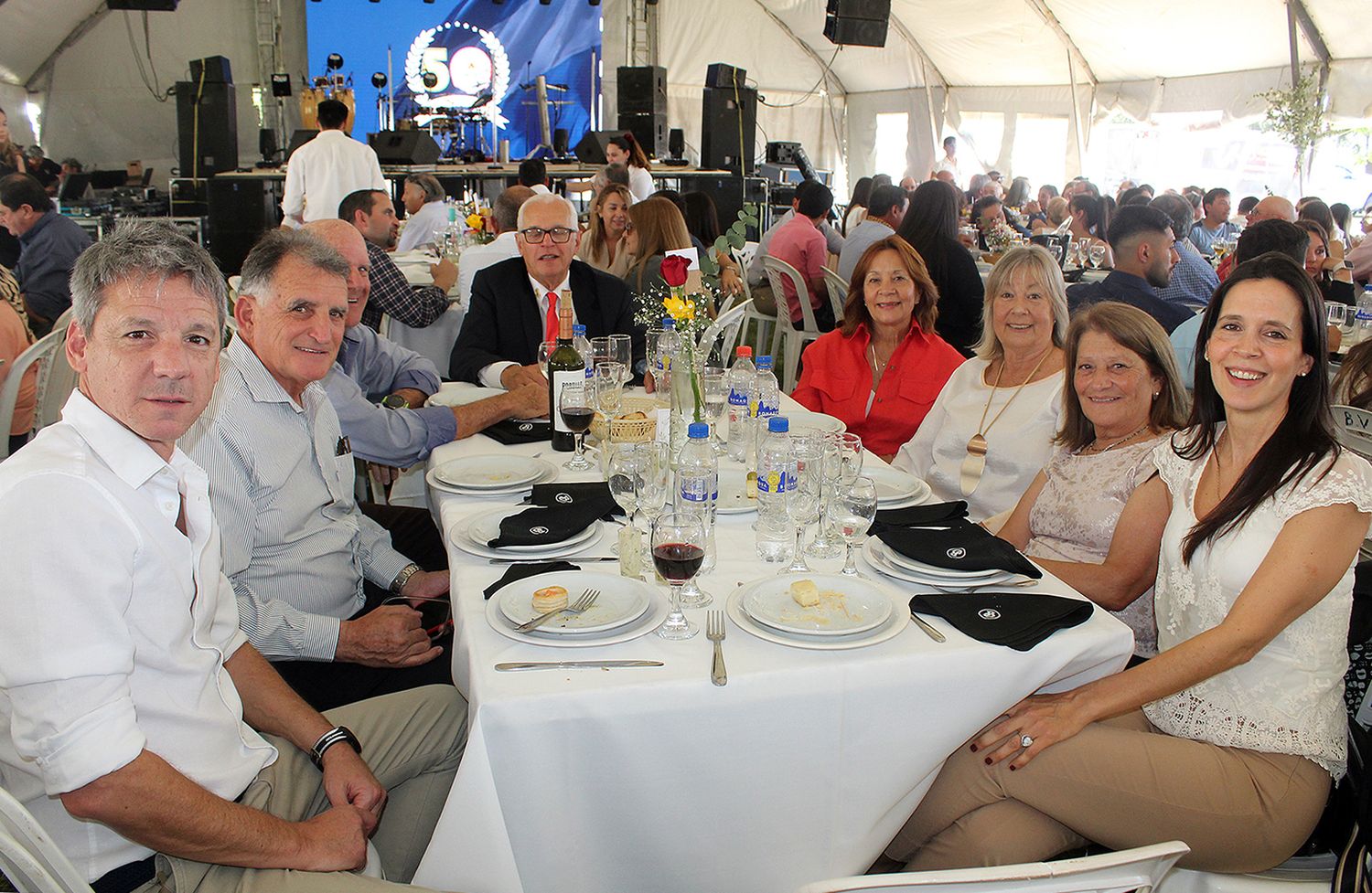Gran almuerzo de Bomberos en imágenes