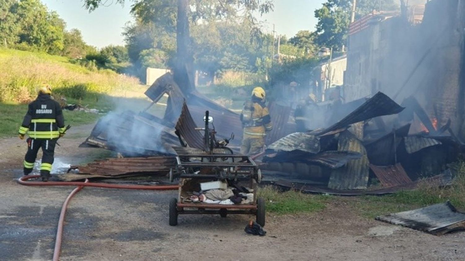 Piden colaboración para Norberto, el dueño del taller de motos que se incendió en Sorrento e Intendente Lamas