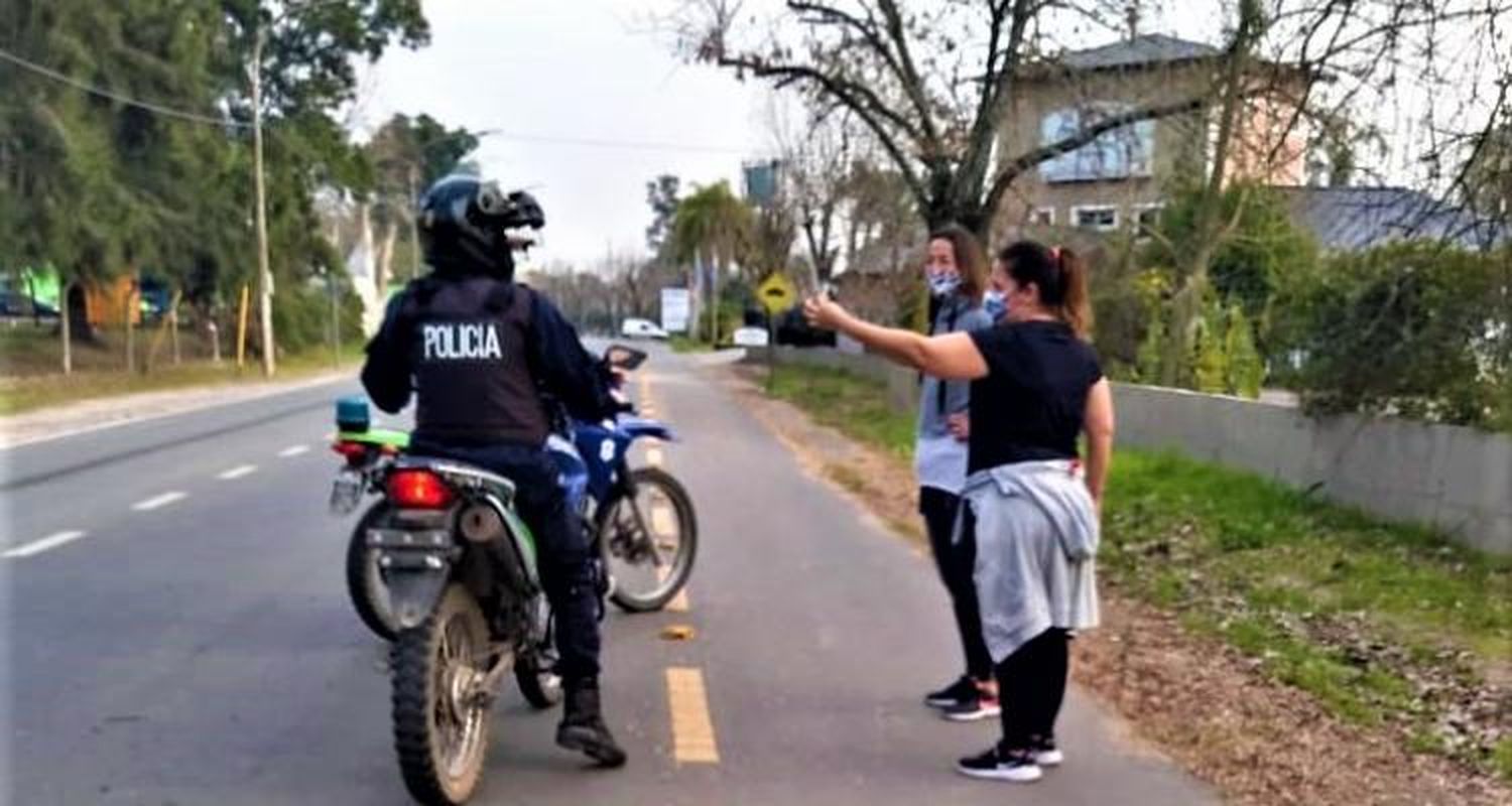 La policía reforzó los controles en la costa por las “salidas de esparcimiento”