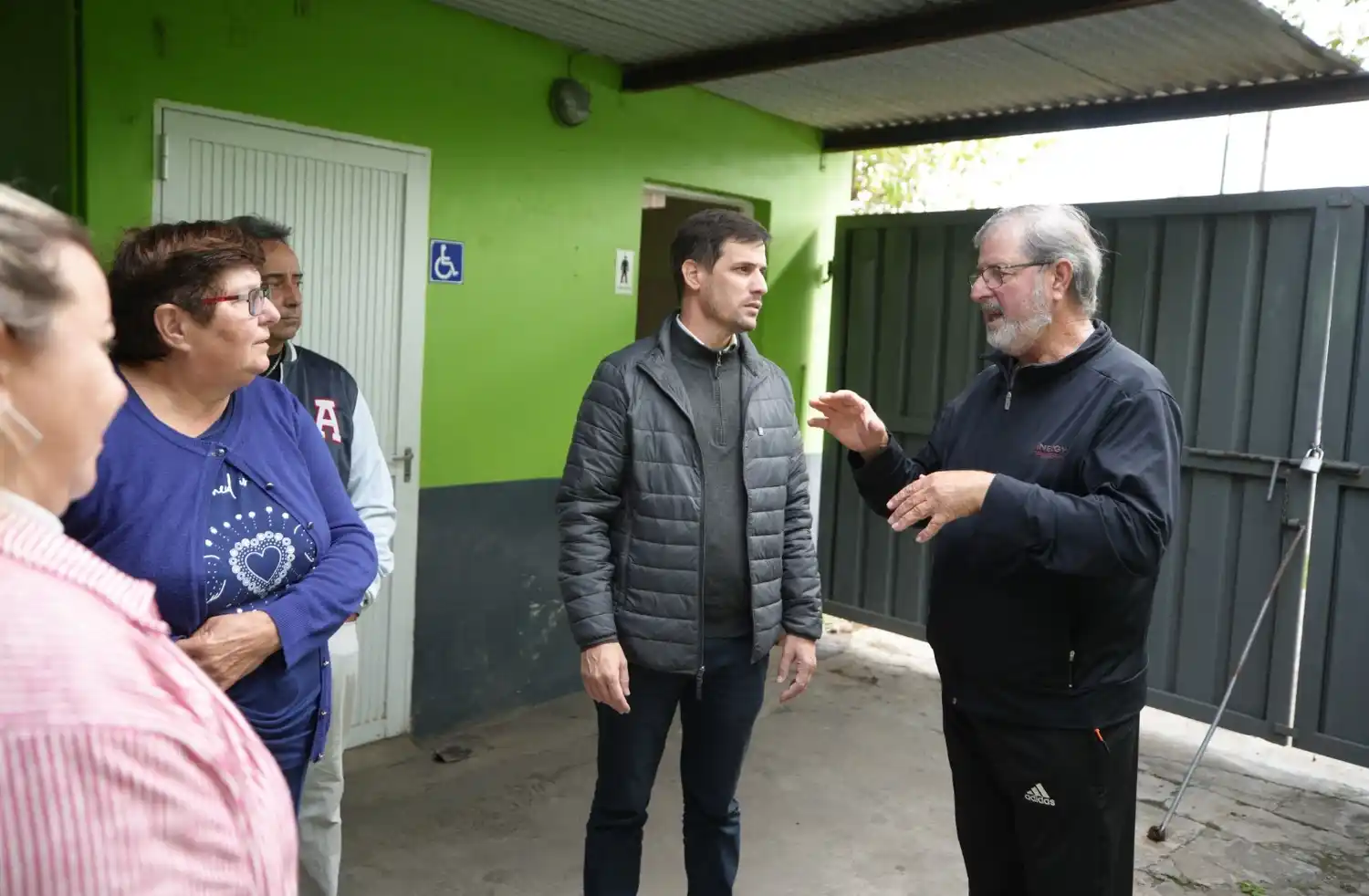 Viotti en la Vecinal del barrio Amancay