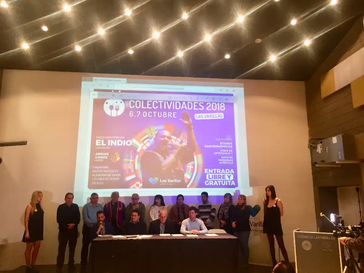 Las colectividades  vuelven a tener su  fiesta en Las Varillas