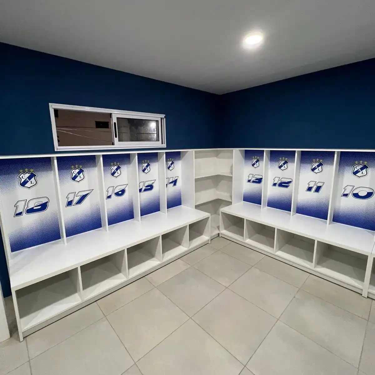 Renovación en los vestuarios