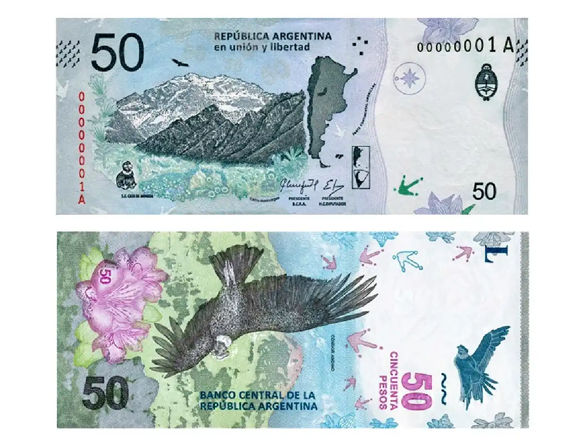 Hoy comienza a circular el nuevo billete de $50