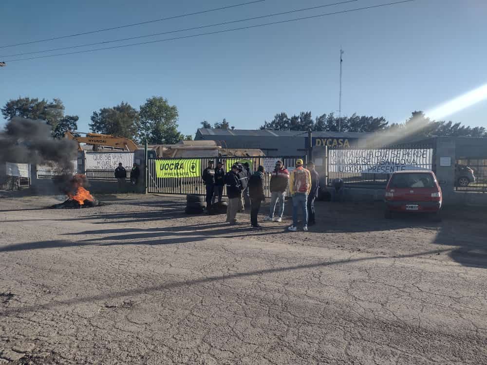 Conflicto en Dycasa: mantienen el paro y la audiencia será el miércoles al mediodía