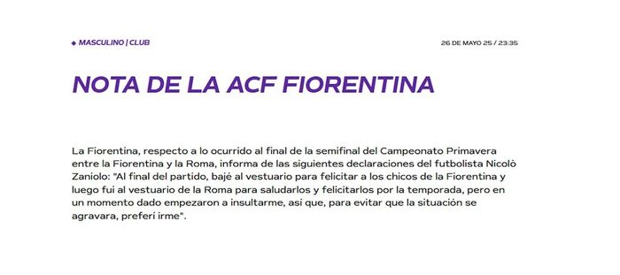 Comunicado