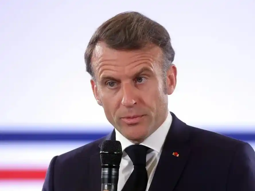 Emmanuel Macron, presidente de Francia.