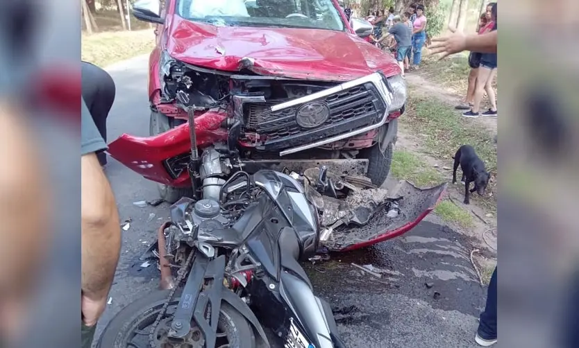 El siniestro ocurrió a la altura de El Sausalito. 