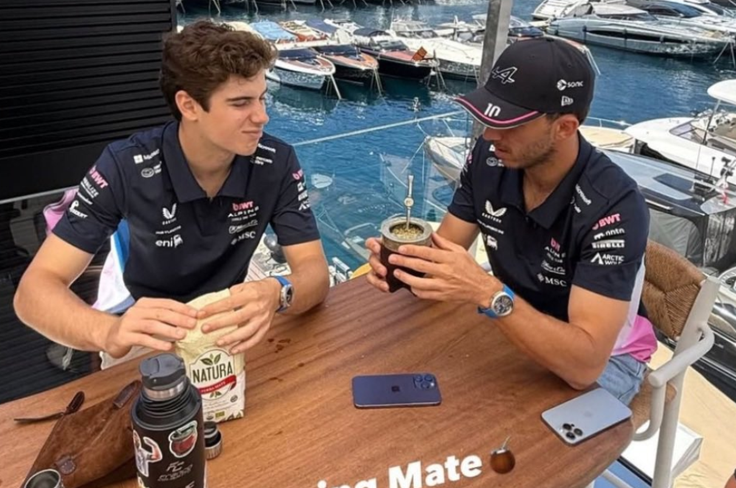 Franco Colapinto y Pierre Gasly