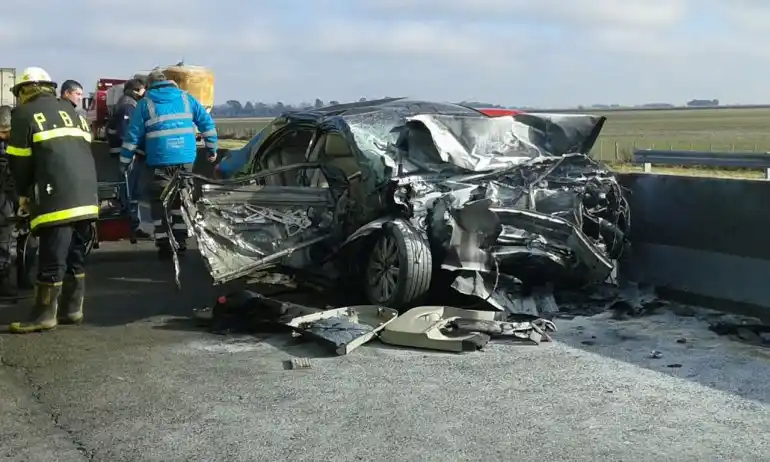 Senadora Carolina Szelagowski sufrió un accidente en Ruta 226