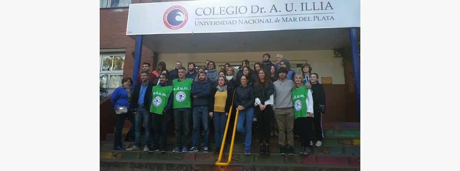 Docentes universitarios realizaron una intervención en el Illia