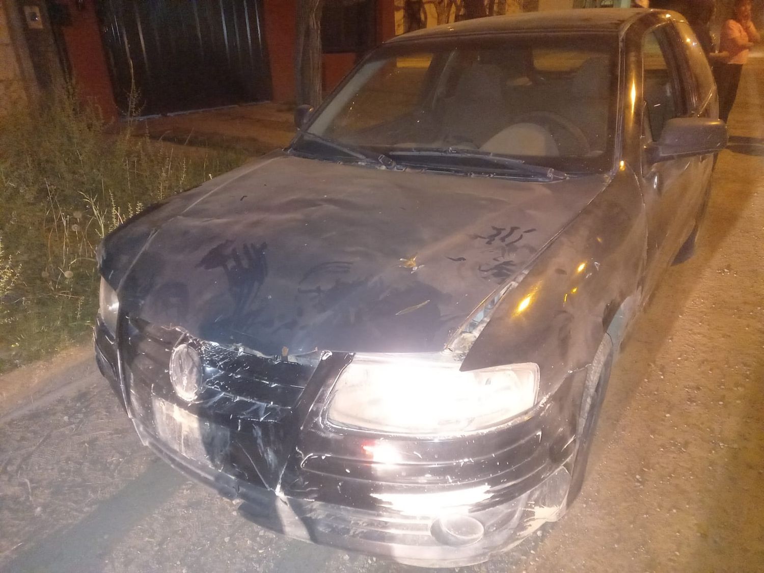 El automóvil que formó parte del siniestro.