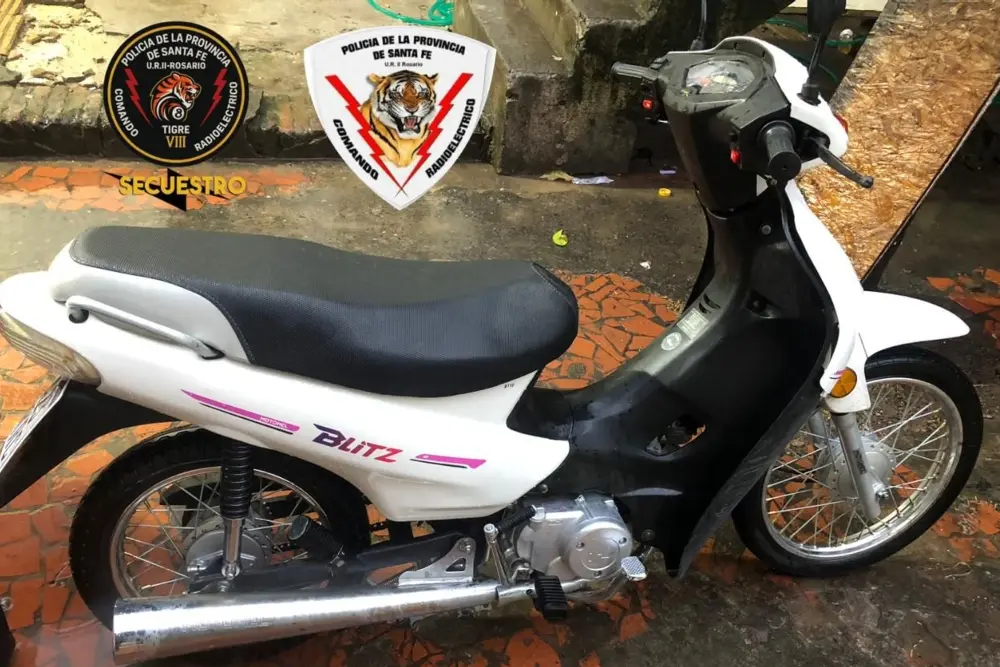 Moto recuperada.