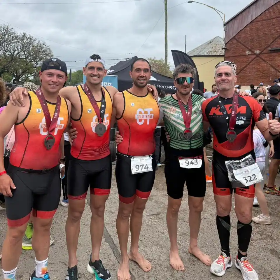 Gran actuación de atletas gualeyos en el Ironman 2025 de Gualeguaychú