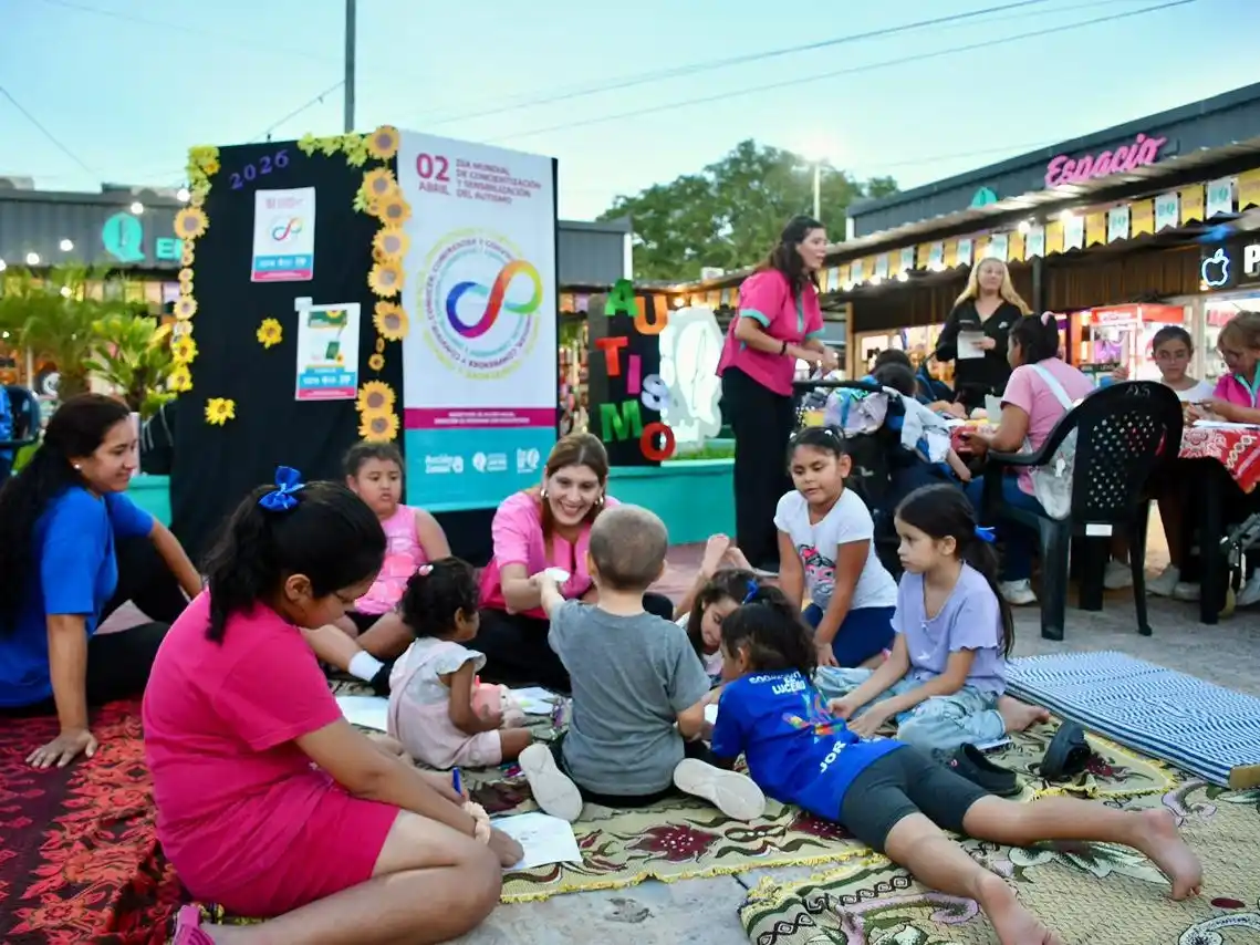 Alumnos de los talleres Super Arte participaron de una jornada lúdica en el Espacio Emprendedor