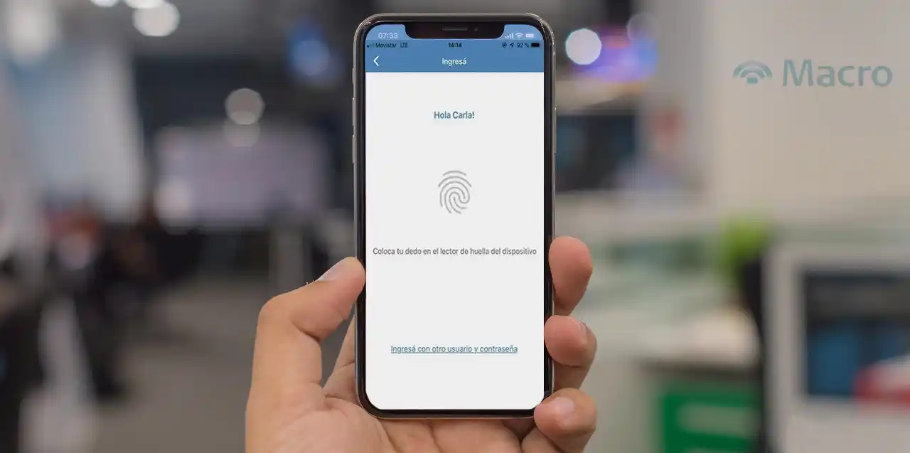 Con Banco Macro acceder a la APP mucho más fácil