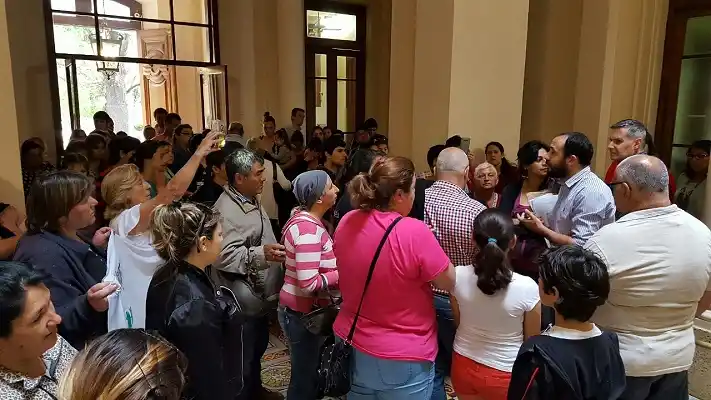 Protestas y movilizaciones en la Municipalidad 
