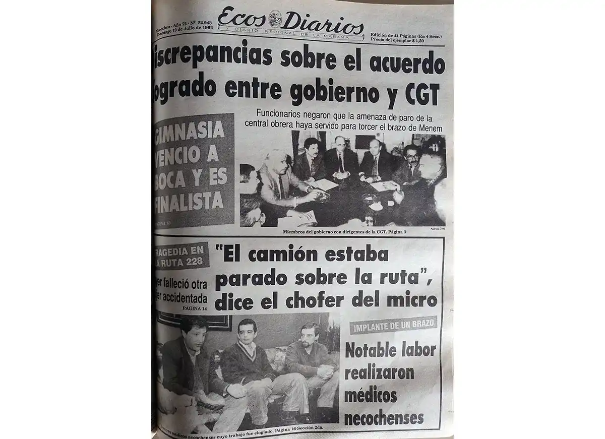 Domingo 19 de Julio de 1992