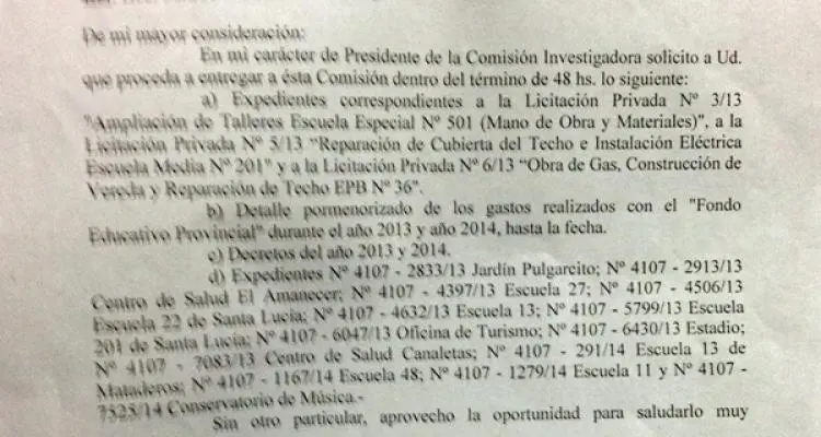 Comisión Investigadora resolvió pedir información al Ejecutivo sobre cuatro puntos