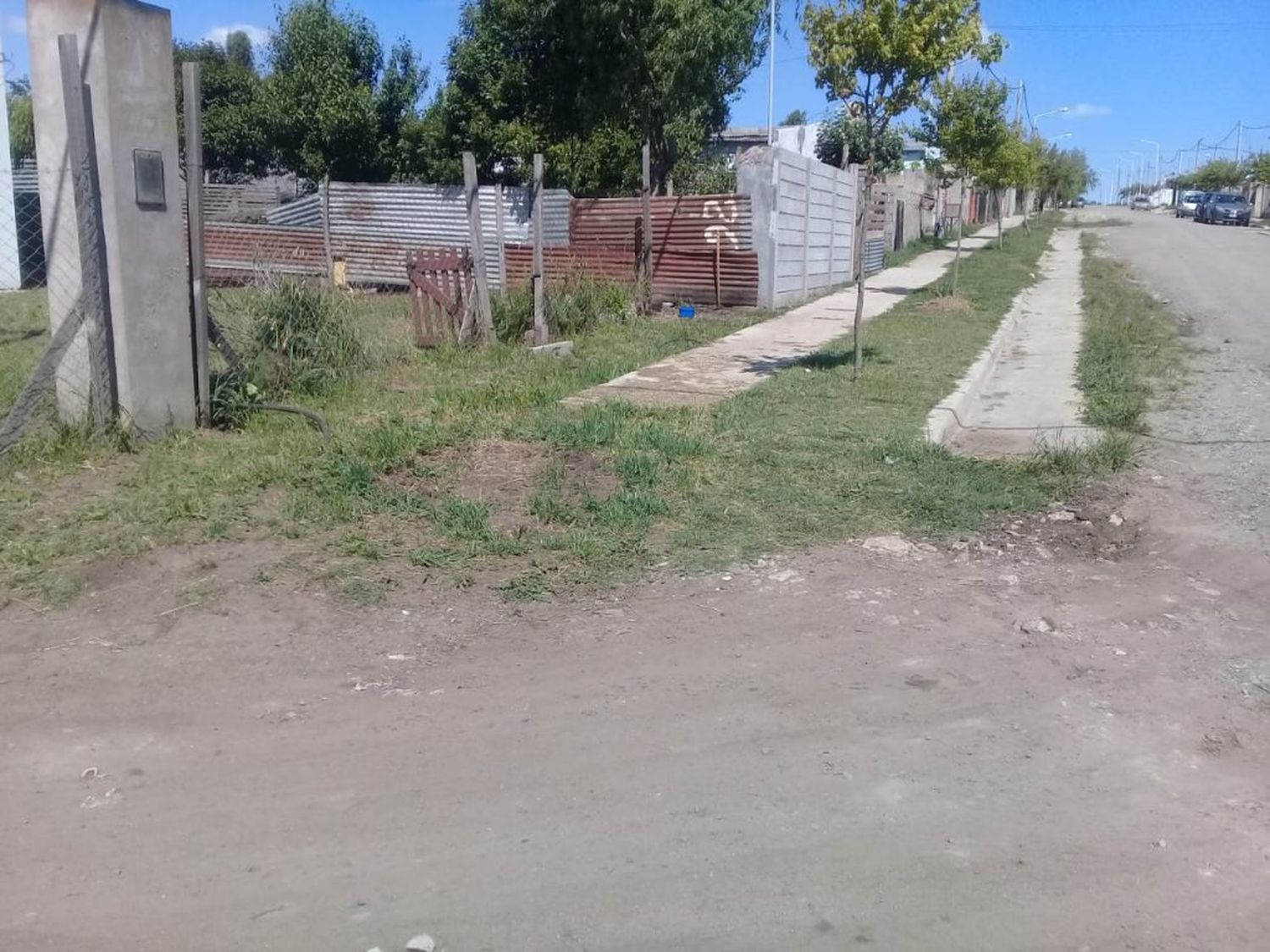 Piden información por una obra sin terminar del plan de urbanización de La Movediza