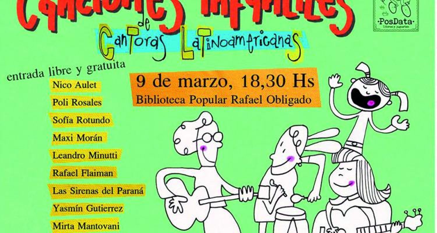 Homenaje a cantoras y autores latinoamericanas