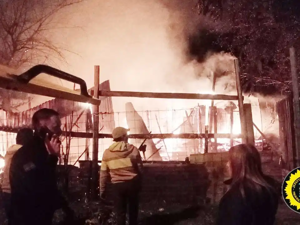 Incendio en una vivienda por un cortocircuito en el cableado eléctrico