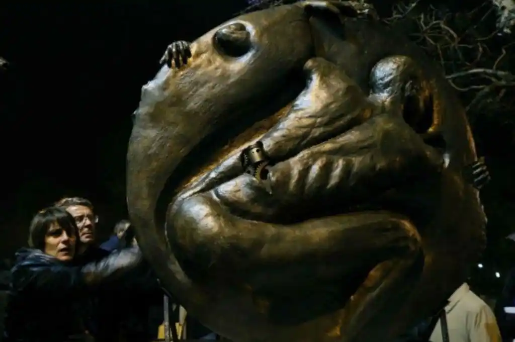 Robaron una obra del Paseo de las Esculturas en Rosario