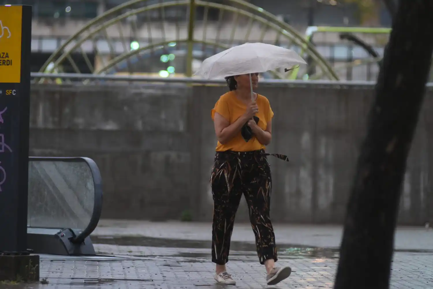 Alerta meteorológico por lluvias fuertes en Santa Fe y alrededores