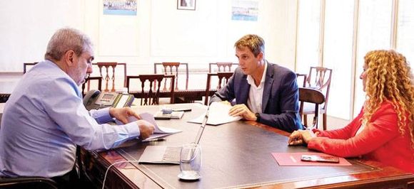 Cresto y Aníbal Fernández acordaron fortalecer las políticas de seguridad en Concordia
