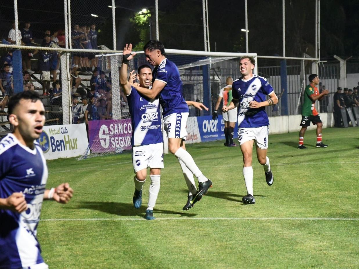 El Lobo venció 3 a 2 en un partidazo a los sanjorginos.Foto:@clubbenhur