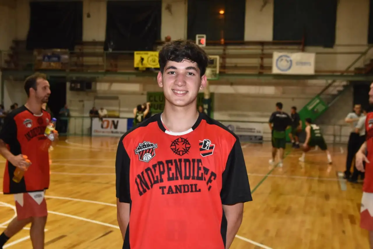 Franco Gallo Zuasnabal, juvenil rojinegro. (Foto gentileza Andrés Arouxet).