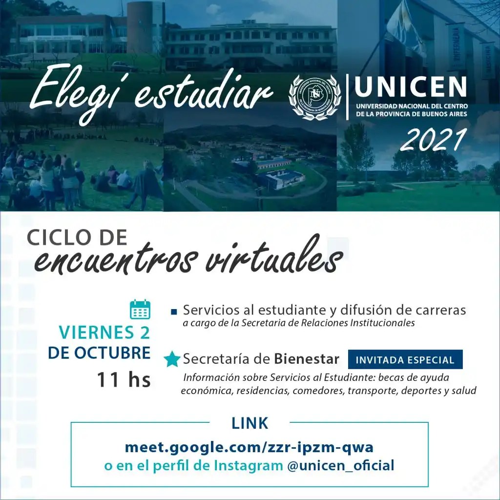 El viernes 2 continúa Elegí Estudiar en la Unicen