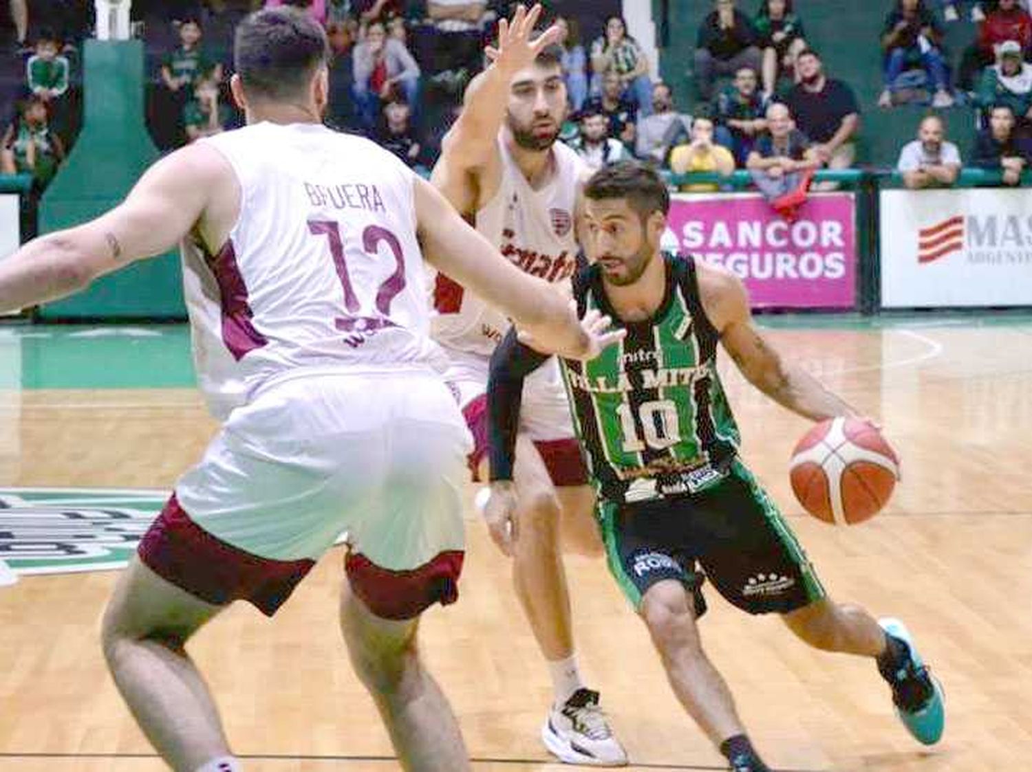 Celebró el bahiense ante el granate