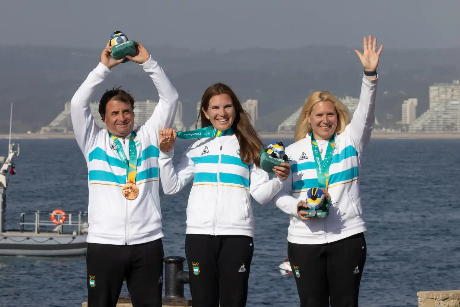Las hermanas Silva se subieron al podio