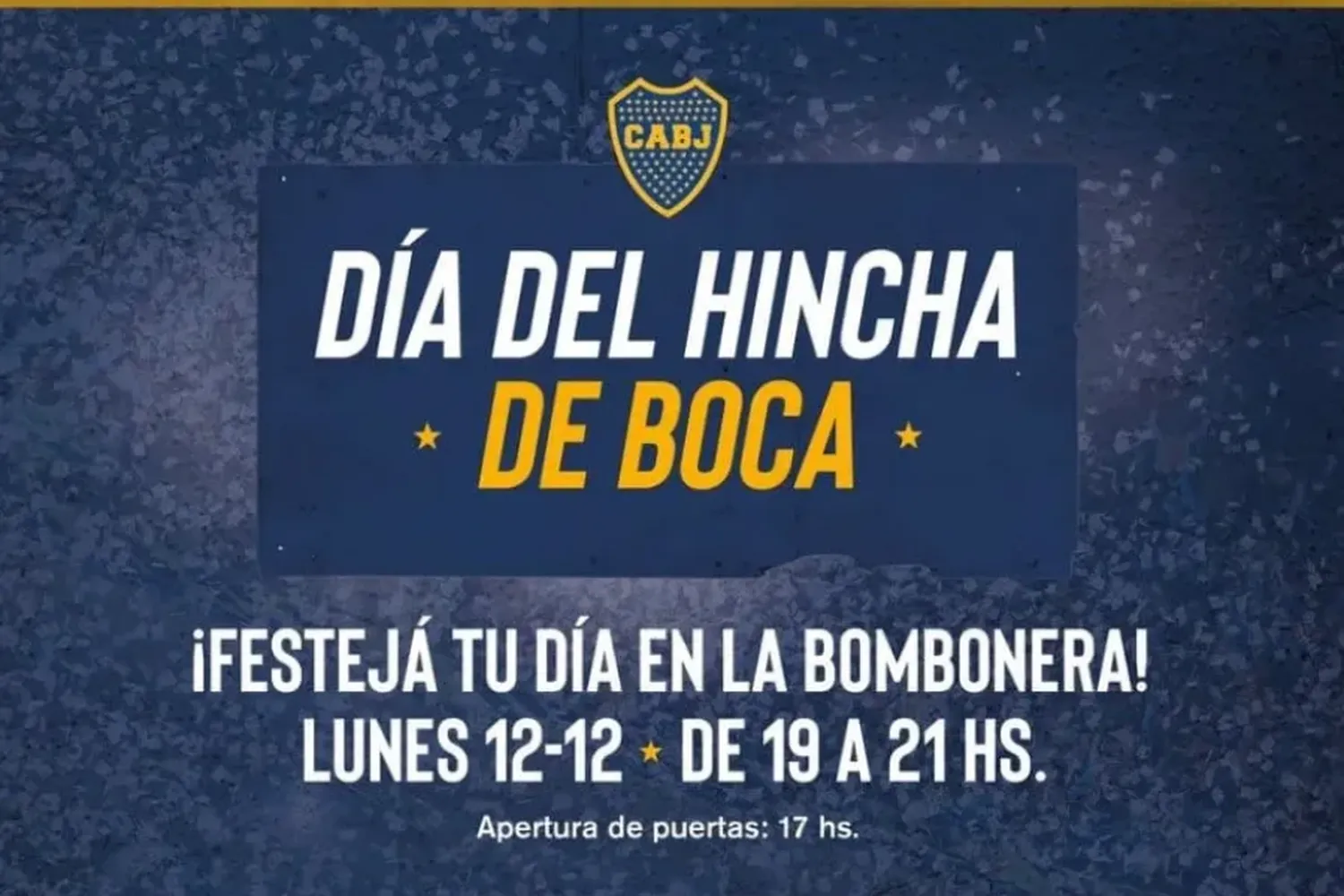 Se viene el día del Hincha de Boca