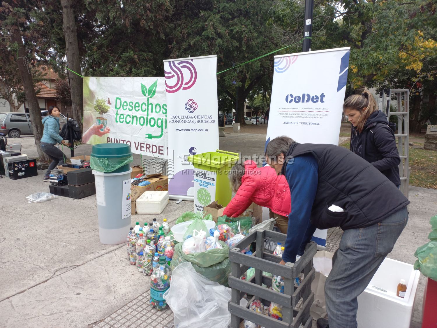 Nueva jornada de reciclaje en la Universidad Nacional de Mar del Plata