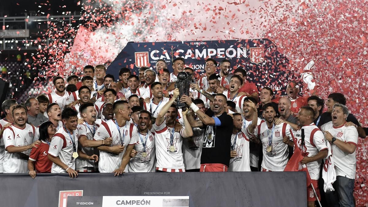 Estudiantes de La Plata, el último campeón de la Copa Argemtina | Foto: Maximiliano Luna