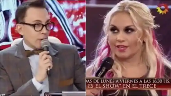 Picante cruce de Marcelo Polino con Verónica Ojeda en ShowMatch