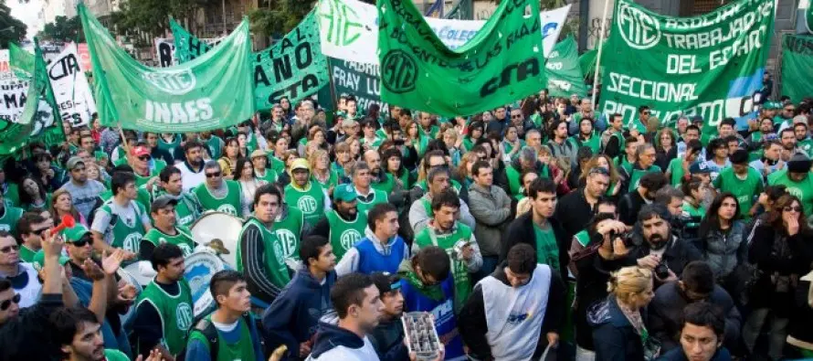 Jornada de lucha y movilización de ATE bonaerense
