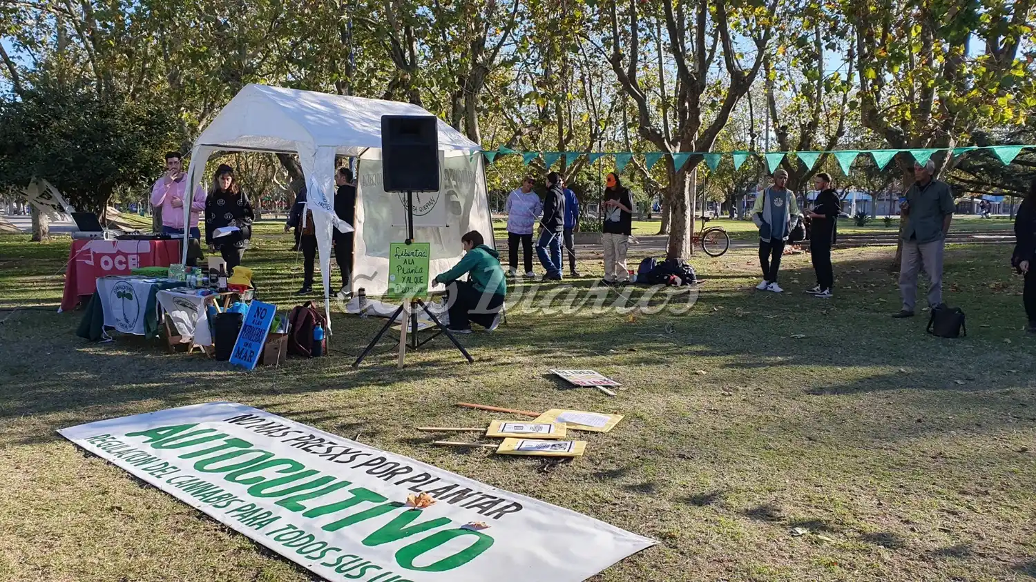 En Necochea también se realizó la marcha por el día mundial de la marihuana
