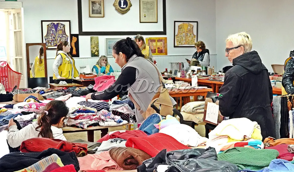 Ayer. Se realizó la anteúltima feria en la sede de Leones