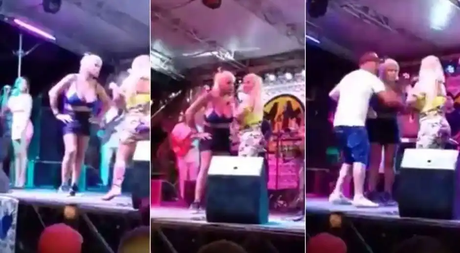 Gladys la Bomba Tucumana fue increpada en pleno recital por una peluquera trans