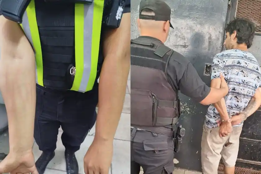 Se resistió a un control en el centro, amenazó de muerte a la policía y terminó detenido