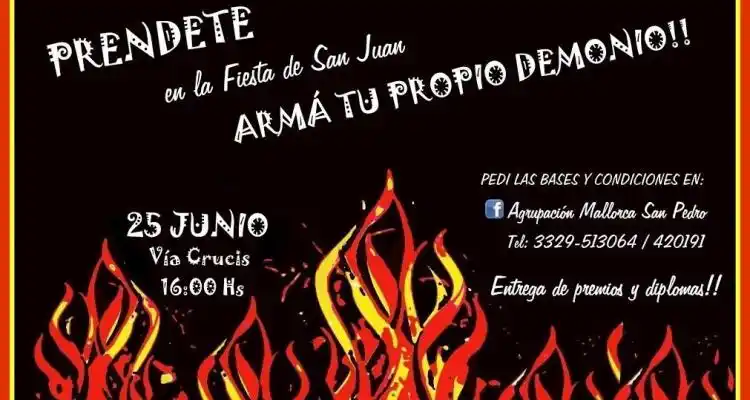 Quema del Demonio: Concurso de disfraces y muñecos